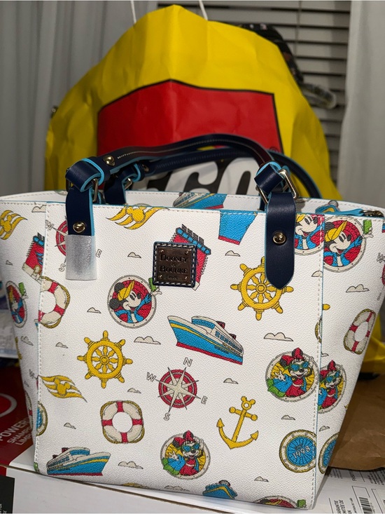 Dooney & Bourke Handbags - Dooney & Bourke Disney Cruise Line Nautical Print